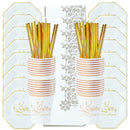 Ramadan Dekoration Eid Mubarak Einweggeschirr Pappteller Tasse Islamische Muslimische Party Eid al-Fitr Ramadan Mubarak Supplies