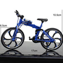 1:10 Mini Diecast Alloy Bicycle Model Metal Racing Finger Mountain bike Pocket portable simulation Collection Toys for children
