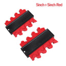 Onnfang 2Pcs/Packs Copy Gauge Duplicator Contour Scale Template Wood Marking Tools Tiling Measuring Ruler Woodworking Tools