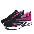 Mode Damen Sneakers Atmungsaktives Mesh Luftkissen Fitness Outdoor Jogging Schuhe Dämpfung Rutschfeste Casual Damen Flache Schuhe Neu