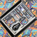 Make-up-Kosmetik-Set, Pilzkopf, Luftkissen, Finishing-Puder, Gesichtspuder, Perlglanz, Lidschatten, Antihaft-Cup, Lippenstift-Kit