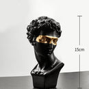 David Skulptur 15 cm Höhe Der Kopf von David Statue Dekoration Resine Moderne Statuette Moderne Kunst Statue Home Resin Abstract