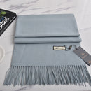 VISROVER neue 32 Farben Frau Winterschal Mode weibliche Schals Kaschmir handfeeling Winter Wraps einfarbig Winter Hijab Schal