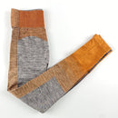 SHINBENE Stretchy Hohe Taille Nahtlose Athletische Sport-Workout-Strumpfhosen Damen Gestreifte Hüfte Verstärkende Lauf-Gym-Fitness-Leggings