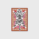 Cartoon Tiger Skin Rug Persian Living Room Floor Mat 120x160cm Bedroom Bedside Carpet Kitchen Non-slip Floor Mat Area Rug