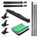 ZUOCHEN Photo Studio Backdrop Chroma Key Black White Green Screen Background Stand Kit With 2M Studio Backdrop Support Kit