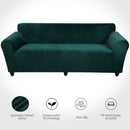 Samt-Sofabezug Elastisches Sofa Funda Sofabezug für Wohnzimmer Ecksofa L-förmiger Sofabezug Housse Canape Dangle