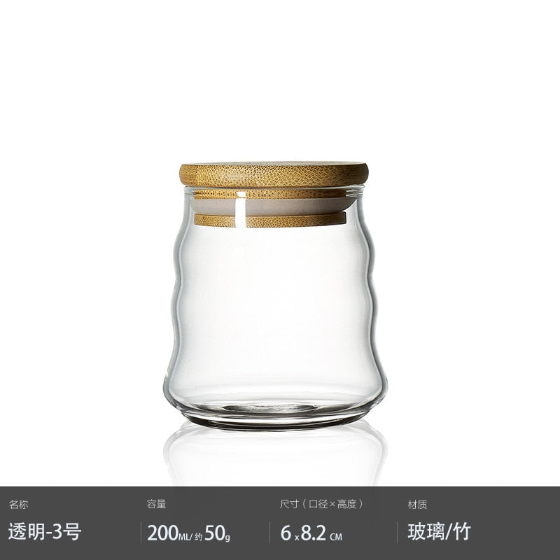 Mini-Glasflaschen mit Deckel Klarer transparenter Glasbehälter mit Kork-Tee-Süßigkeiten-Lebensmittel-Aufbewahrungsbehältern Glasgefäß mit Deckel