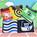 Baby Rattles Mobiles Toy Soft Animal Cloth Book Newborn Stroller Hanging Toy Bebe Early Learning Educate Baby Toys 0 12 Months