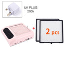 80W Nagel-Staubsammler-Ventilator-Staubsauger-Maniküre-Werkzeugmaschinen mit Filter-starker Energie-Nagel-Kunst-Werkzeug-Nagel-Staubsauger