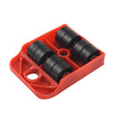 Möbeltransporter, Werkzeugtransportheber, schwere Sachen, Rollenstangen-Set mit Rädern