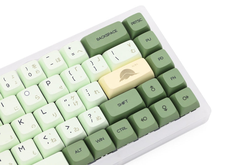 XDA V2 Matcha Green Tea Dye Sub Keycap Set dickes PBT für Tastatur gh60 Poker 87 tkl 104 ansi xd64 bm60 xd68 xd84 xd96 Japanisch