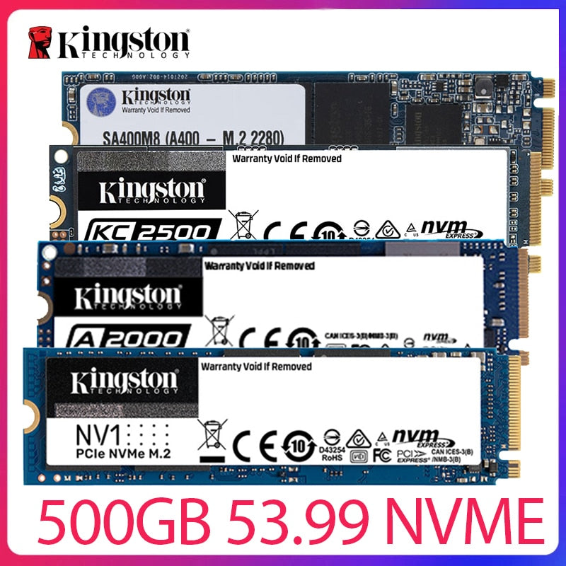 Kingston NV1 M2 SSD NVMe PCIe M.2 2280 250G 500G 1TB Unidad interna de estado sólido 120G 240G 480G Disco duro para PC Notebook Desktop