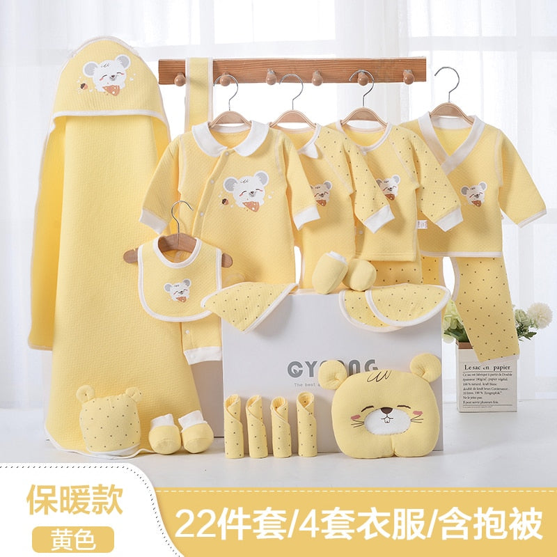 Newborn Clothes Outfits Baby Cotton Infant Clothing Suit Print NewBorn Boys Underwear Set