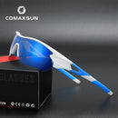 Comaxsun Polarisierte Sport Herren Sonnenbrille Rennradbrille Mountainbike Fahrrad Reitschutzbrille Brillen 5 Len 816