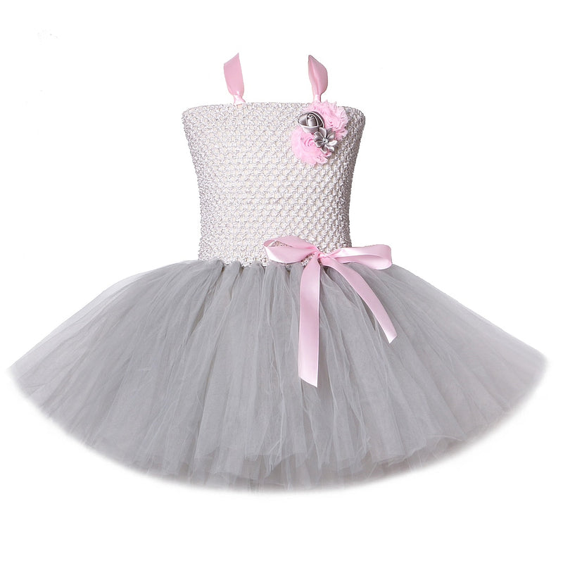 Graue Maus Kostüme Mädchen Tutu Kleid Kinder Tier Kostüm Kinder Halloween Kleider für Mädchen Baby Kleidung für Geburtstagsfeier