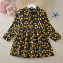 2022 Spring Autumn Girl Dress Cotton Long Sleeve Children&