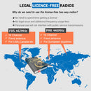 RETEVIS 2 Stück Mini Walkie Talkie PMR 446 Tragbares Zwei-Wege-Funkgerät ht PTT Walkie-Talkies RT622 Tragbares Funkgerät für Hunting Cafe RT22