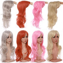 S-noilite Synthetic 28colors 22inch Loose Wave Perücken Halloween Cosplay Perücke Blau Rot Rosa Grau Lila Haarperücke Cosplay für Party