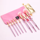 New 8pcs Pro Makeup Brushes Sets &amp; Kits Moon Anime Soft Hair Blusher Concealer Eye Shadow FOUNDATION Lip Brush Cosmetics Tool