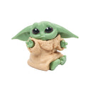 5 stücke Star Wars Baby Yoda Sammlung Actionfigur Hoy Spielzeug Neujahrsgeschenk für Kinder