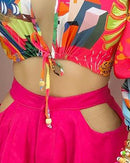 2021 Frauen Neue Colorblock Laterne Ärmel Crop Top &amp; Ausschnitt Plain Shorts Set Sommer Casual Sexy Aushöhlen Shirt 2 STÜCKE Anzug Sets