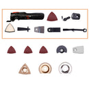 LOMVUM Power Renovator Akku-Oszillierende 12-V-Holzbearbeitungswerkzeuge Heimwerker-Oszillator Multi-Cutter Elektrische Trimmerklinge