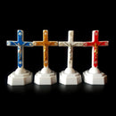 LED-Licht Christus Jesus Lcon Cross Home Church Pray Ornaments Church Souvenirs 11UA