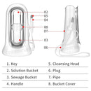 Saug-Mitesser-Reinigungs-Feuchtigkeitsspendendes Sauerstoffinjektionsinstrument für den Heimgebrauch Hydra Dermabrasion Aqua Peeling SPA Beauty Machine