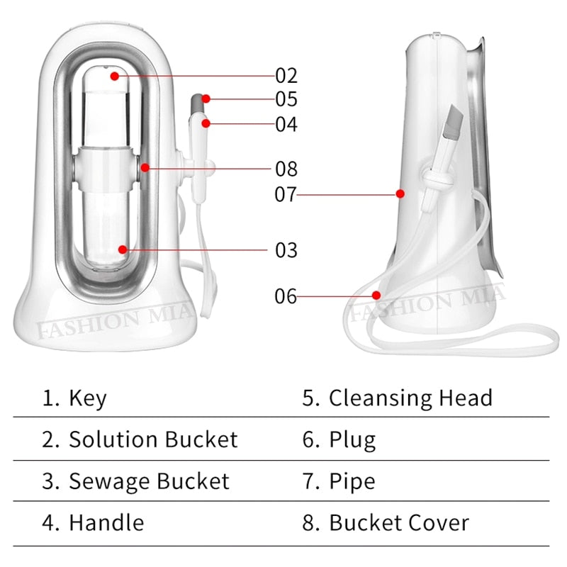 Saug-Mitesser-Reinigungs-Feuchtigkeitsspendendes Sauerstoffinjektionsinstrument für den Heimgebrauch Hydra Dermabrasion Aqua Peeling SPA Beauty Machine