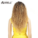 Noble Hair 26"Inch Synthetic Lace Wig For Black Wig African American Long Kinky Curly Heat Resistant Fiber Wigs For Black Women