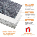 Geometrischer Teppich für Wohnzimmer, Samtteppich, Kinderschlafzimmer, Bettvorleger, weich, quadratisch, flauschig, Heimsofa, Tischdekoration, Matte