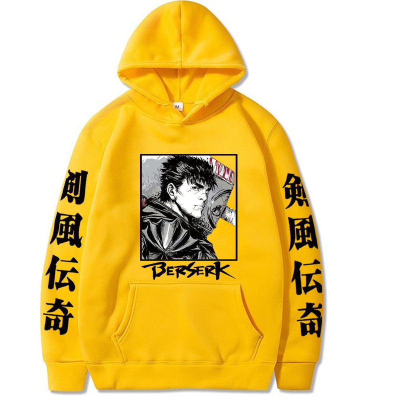 Hot Anine Berserk Hoodie  Loose Casual Hip Hop Man And Woman Cloths