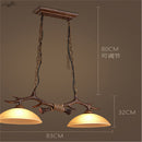 Horn deer antler chandelier Lighting Bar Dining room Kitchen Island Chandelier Loft Decor Rustci Retro Chandelier Hanging lamp