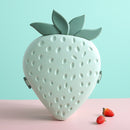 New Kawaii Strawberry Bowl Fruit Candy Storage Box With Lid Creative Modern Plastic Snack Dried Fruit Storage Box Organizer