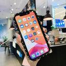 Hülle für Samsung Galaxy Note 10 Plus Cover Diamond Bracket Square Back Cover für Samsung Note 9 8 A70 A50 A7 2018 Phone Case