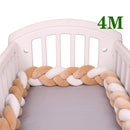 4M Baby Bett Stoßschutz Infant Wiege Kissen Kissen Zopf Knoten Stoßstange Krippe Stoßstange Tour De Lit Bebe Tresse Raumdekoration