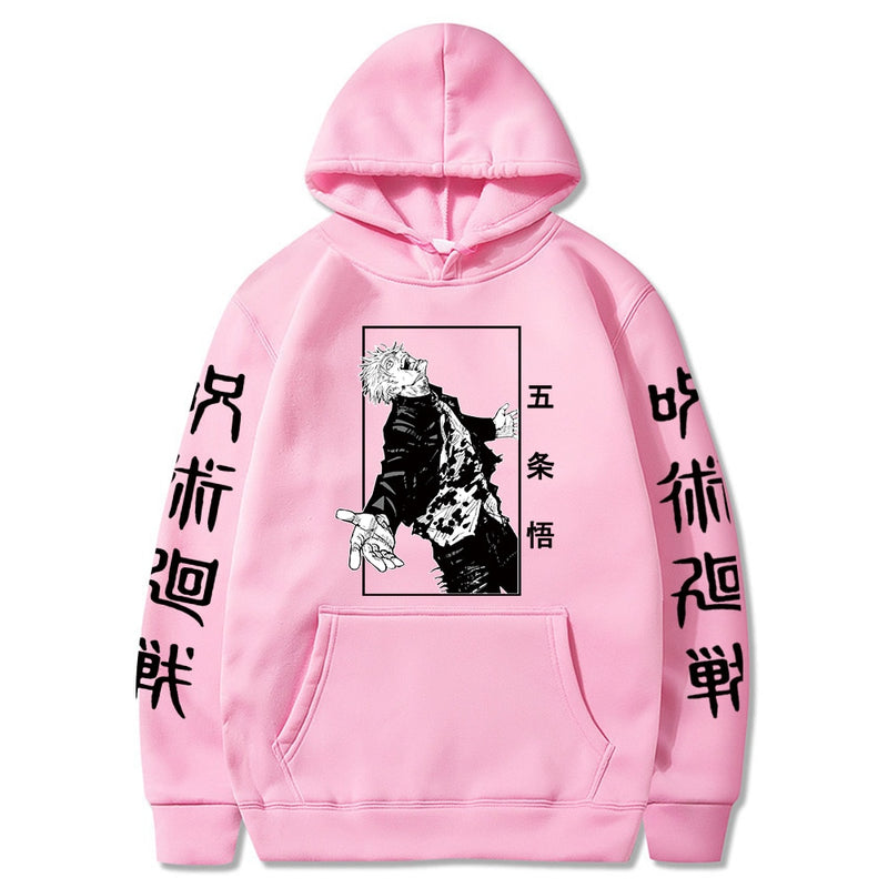 2021 Japanische Anime Hoodies Jujutsu Kaisen Satoru Gojo Graphic Hoodie Sweatshirts Männlich