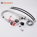 Küchenarmaturen Smart Sensor Pull-Out Warm- und Kaltwasserschalter Mischbatterie Smart Touch Brausehahn Küche Black Crane Sink Armaturen