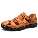 2020 Klassische Herren Sandalen Sommer Echtes Leder Sandalen Männer Outdoor Casual Leichte Sandale Mode Männer Slipper Größe 38-48