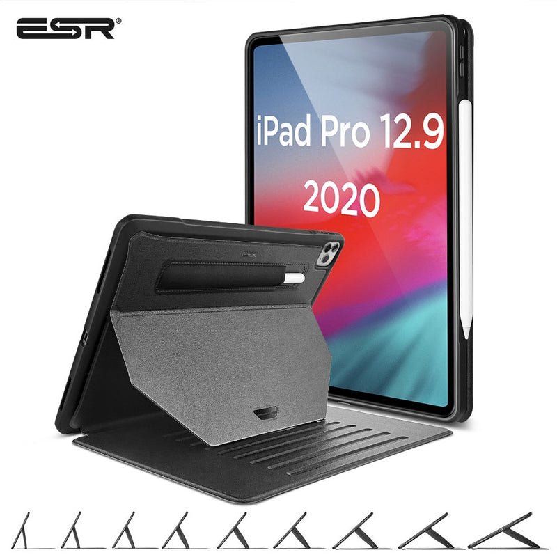 ESR Case for iPad Pro 12 9 Case 2020 2021 Stand for iPad Pro 11 Case 2021 Back Cover Sturdy Case Pencil Holder for iPad Pro 12.9