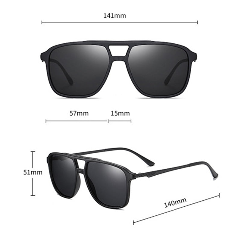 KEITHION, gafas de sol polarizadas a la moda para hombre y mujer, gafas deportivas cuadradas, gafas de conducción para hombre, gafas para mujer, protección UV400