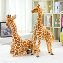 Riesige echte Giraffe Plüschtiere niedliche Stofftierpuppen weiche Simulation Giraffe Puppe Geburtstagsgeschenk Kinder Spielzeug Schlafzimmer Dekor