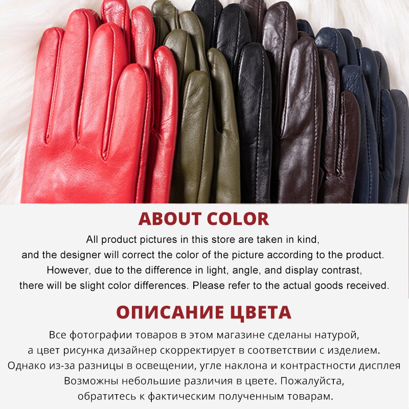 2019 nuevos productos de moda, guantes de cuero de invierno, guantes cortos de cuero para mujer, diseño de ajuste de muñeca, guantes de cuero de invierno para mujer