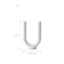 Kerzenhalter aus Keramik im nordeuropäischen Stil, geometrischer Kerzenhalter, Hochzeitsdekoration, Esstischdekoration