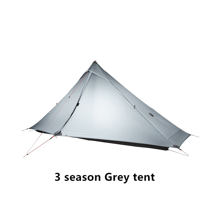 3F UL GEAR LanShan 1 pro 1 Person  Outdoor Ultralight Camping Tent 3 Season  Professional 20D Nylon Both Sides Silicon Tent