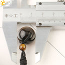 CSJA Natursteine ​​Halsketten &amp; Anhänger Lucky Obsidian Lapis Tigerauge geflochtene Seilkette Frau Männer Vintage-Schmuck Geschenke S463