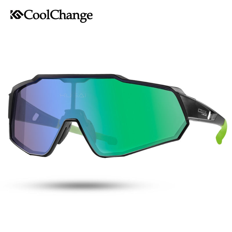 CoolChange, gafas polarizadas para ciclismo, gafas para correr, montar, UV400, gafas de sol para bicicleta, deportes al aire libre, MTB, gafas para bicicleta, gafas para hombres y mujeres