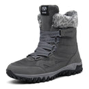 Superwarme Winter-Schneestiefel Herren Wadenmitte Outdoor Damen Winter Lackstiefel Wasserdicht Warmhalten Hohe Stiefel Damen Botas Hombre