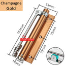 KAK Verstellbarer Türschließer aus Aluminiumlegierung, automatischer Türfederschließer, Soft-Close, feuerfeste Tür, robuste Türbeschläge